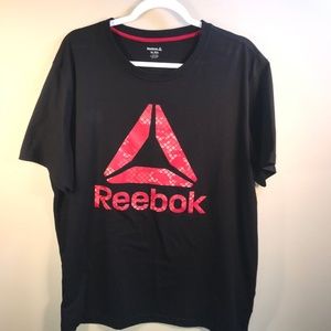 Mens Reebok Short Sleeve Delta Logo Printed Tshirt